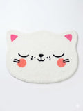 Covoraș Decorativ "Happy Cat" – Super Pufos și Absorbant, 55 x 70 cm