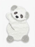 Covoraș Decorativ "Panda Hug" – Ultra-Pufoș, Textură de Blană Artificială, 60 x 90 cm