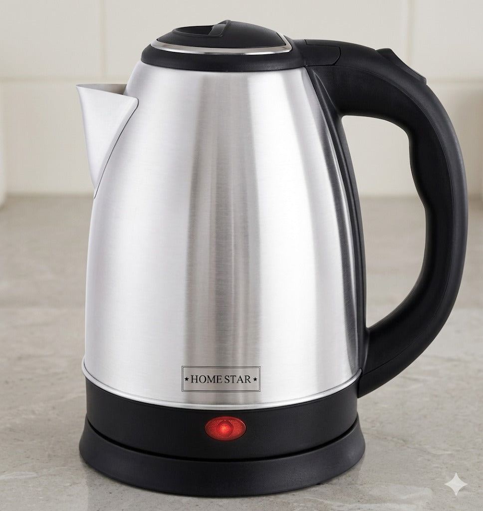 Fierbător Electric Premium Zenty, 1.8L, 1500W – Cană Fierbător din Inox Alimentar cu Perete Dublu Anti-Opărire