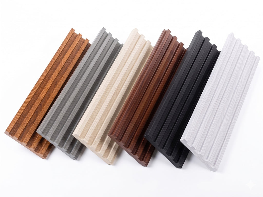 Panouri Decorative Tip Riflaj din Plastic Premium, 3 Metri Lungime – Design Modern 3D pentru Pereți