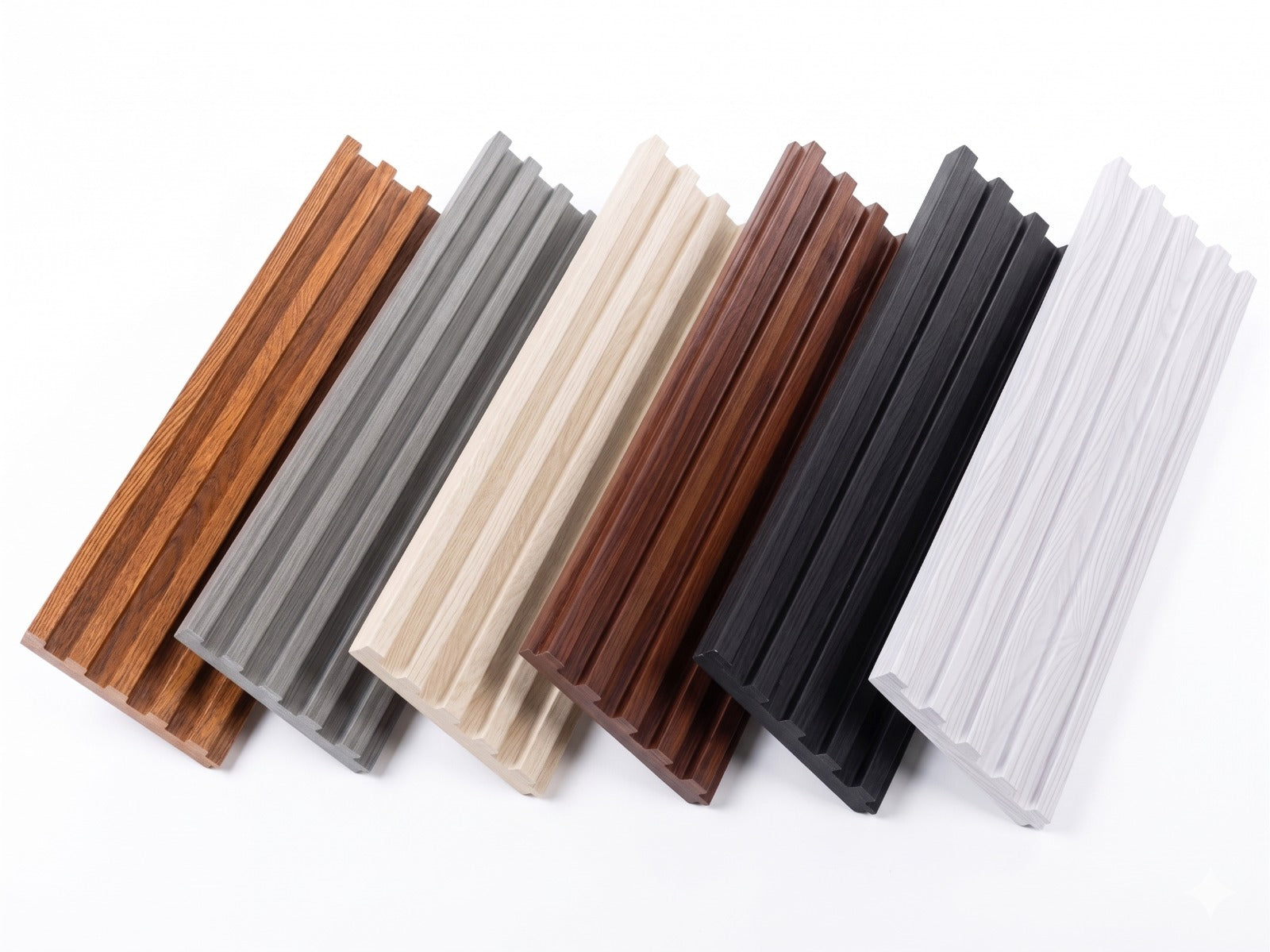 Panouri Decorative Tip Riflaj din Plastic Premium, 3 Metri Lungime – Design Modern 3D pentru Pereți