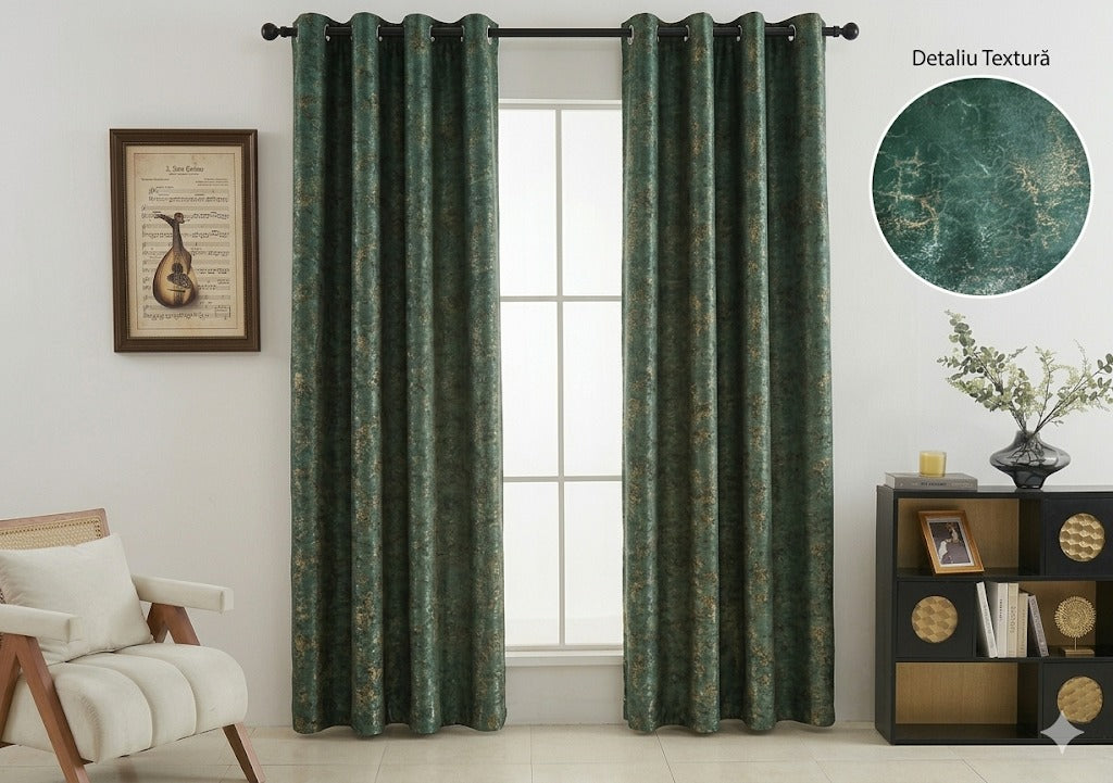 Draperie Premium Blackout Casa Rossa Unique – Textură Catifelată