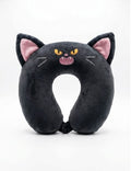 Pernă de Gât Ergonomică "Midnight Cat" – Confort Maxim cu un Design Inedit