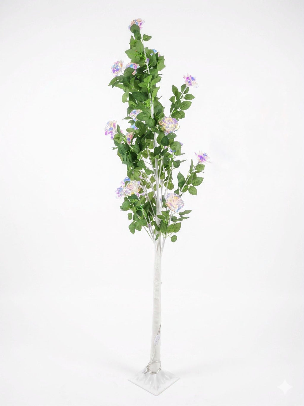 Pom Artificial Decorativ cu Trandafiri Irizați – "Holographic Dream Tree"