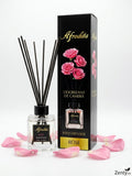 Odorizant de Camera cu Bețișoare Afrodita Rose, 100ml – Aromă Elegantă de Trandafiri, Room Scent Premium